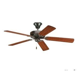 Progress Lighting AirPro 52 in. Antique Bronze Transitional Ceiling Fan